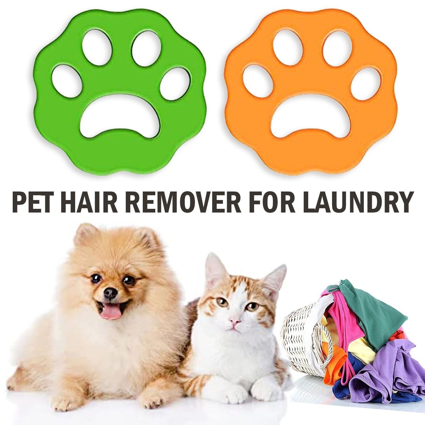 2 Pack Pet Hair Remover For Laundry Washing Machine Hair Catcher Pet Fur Catcher