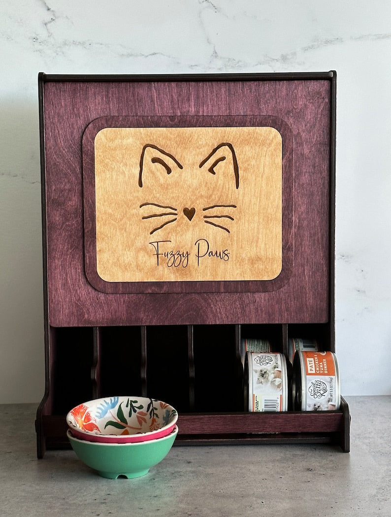 Cat Food Storage, Pet Food Storage, Pet Supplies, Cat Food Container, Cat Lover Gift, Cat Food, Cat Furniture, Home Decor and Gifts