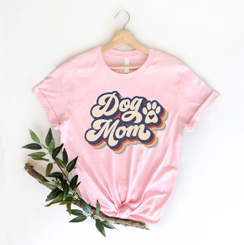 Retro Dog Mom Shirt, Retro Dog Mama Shirt, Dog Mom Shirt, Dog Lover Gift, Dog Shirt, Pet Lover Shirt, Christmas Mom, Dog Owner Shirt